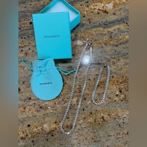 Tiffany & Co. Sterling Silver Venetian Necklace and Bracelet Set